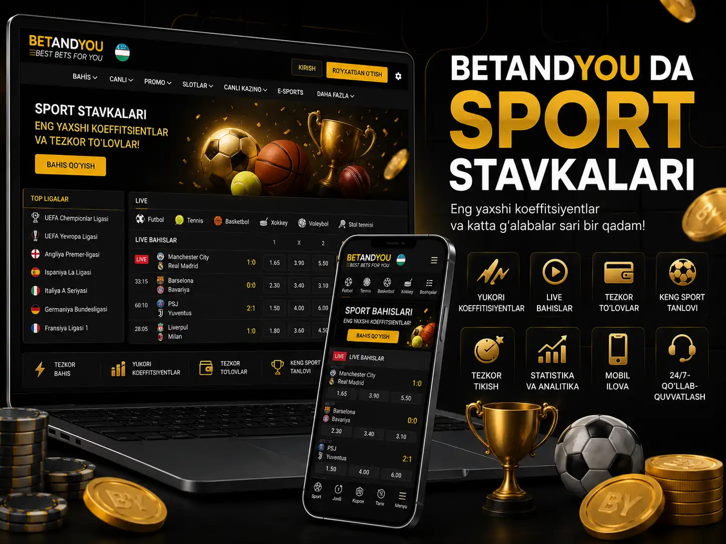 Betandyou da Sport Stavkalari
