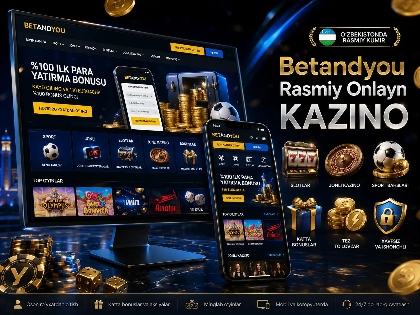 Betandyou Kazino Uzbekistan
